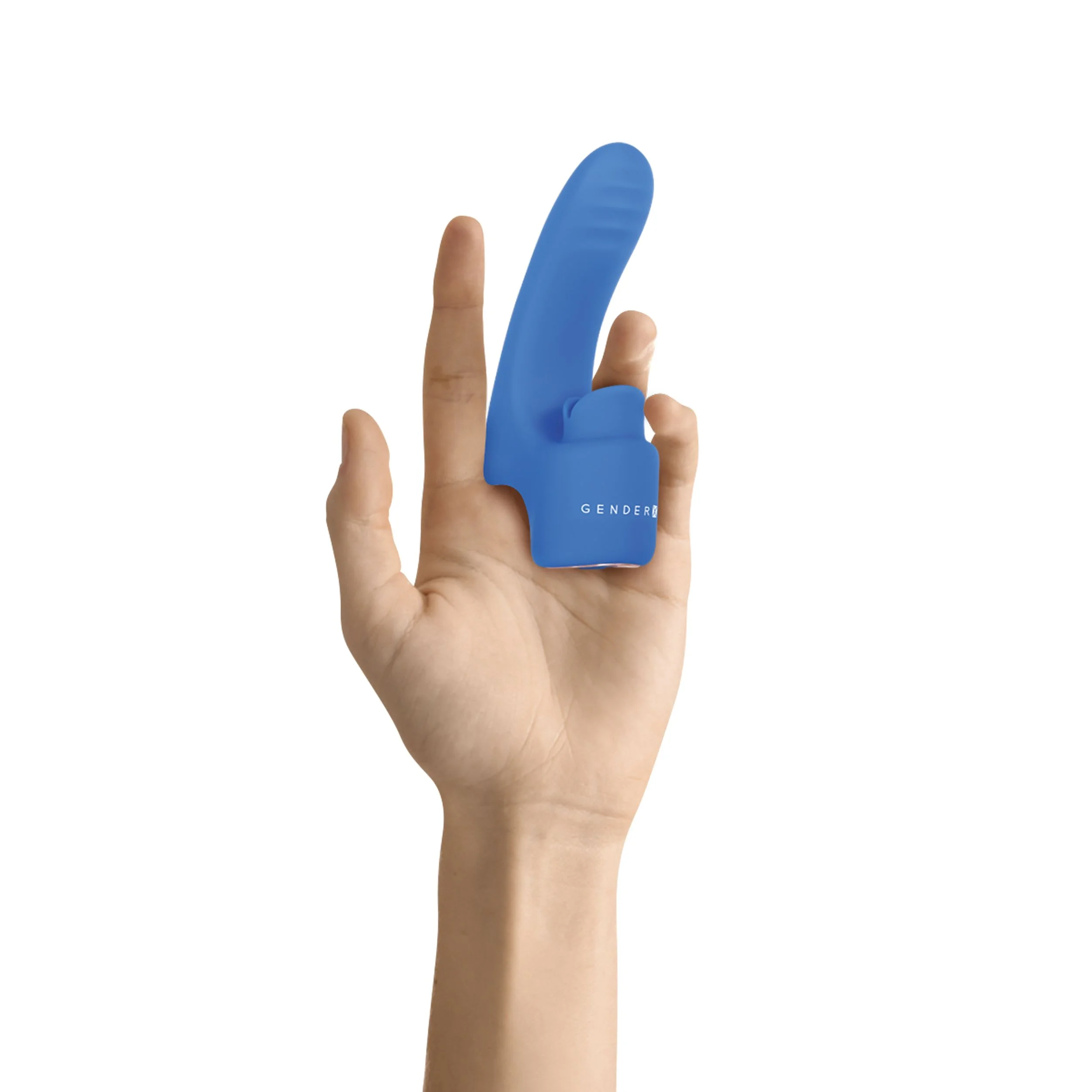 Evolved - Flick It Vinger Vibrator - Blauw