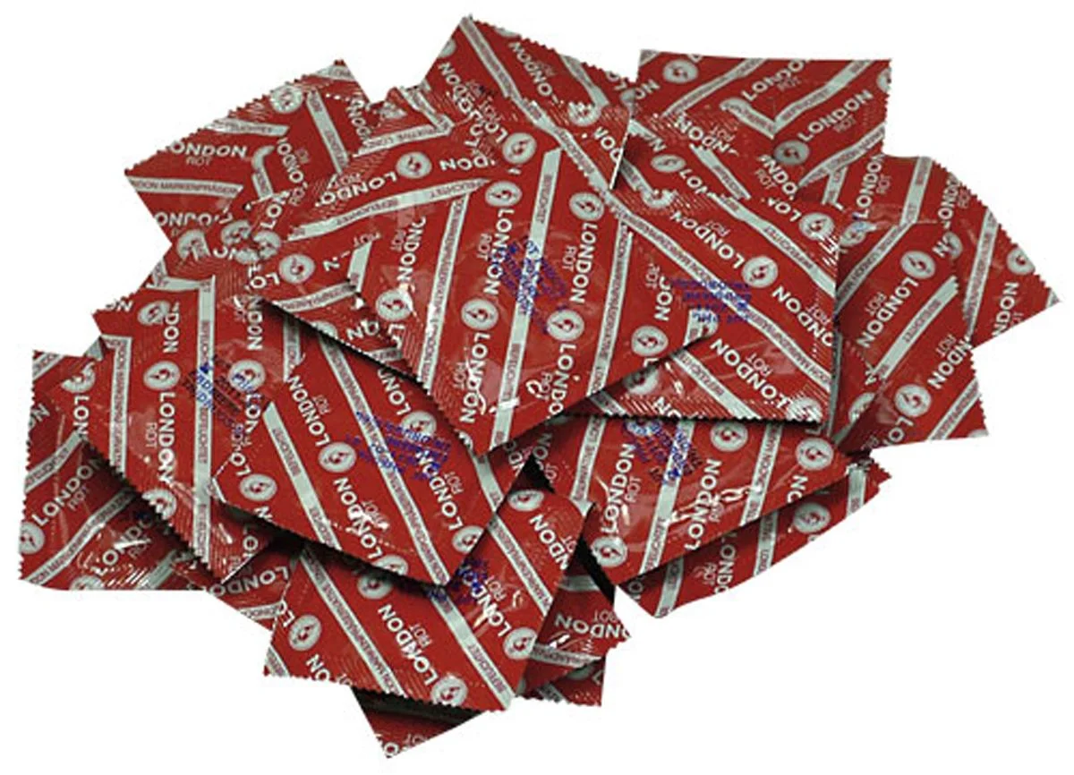 Durex London Red Aardbei Smaak Condooms - 100 stuks