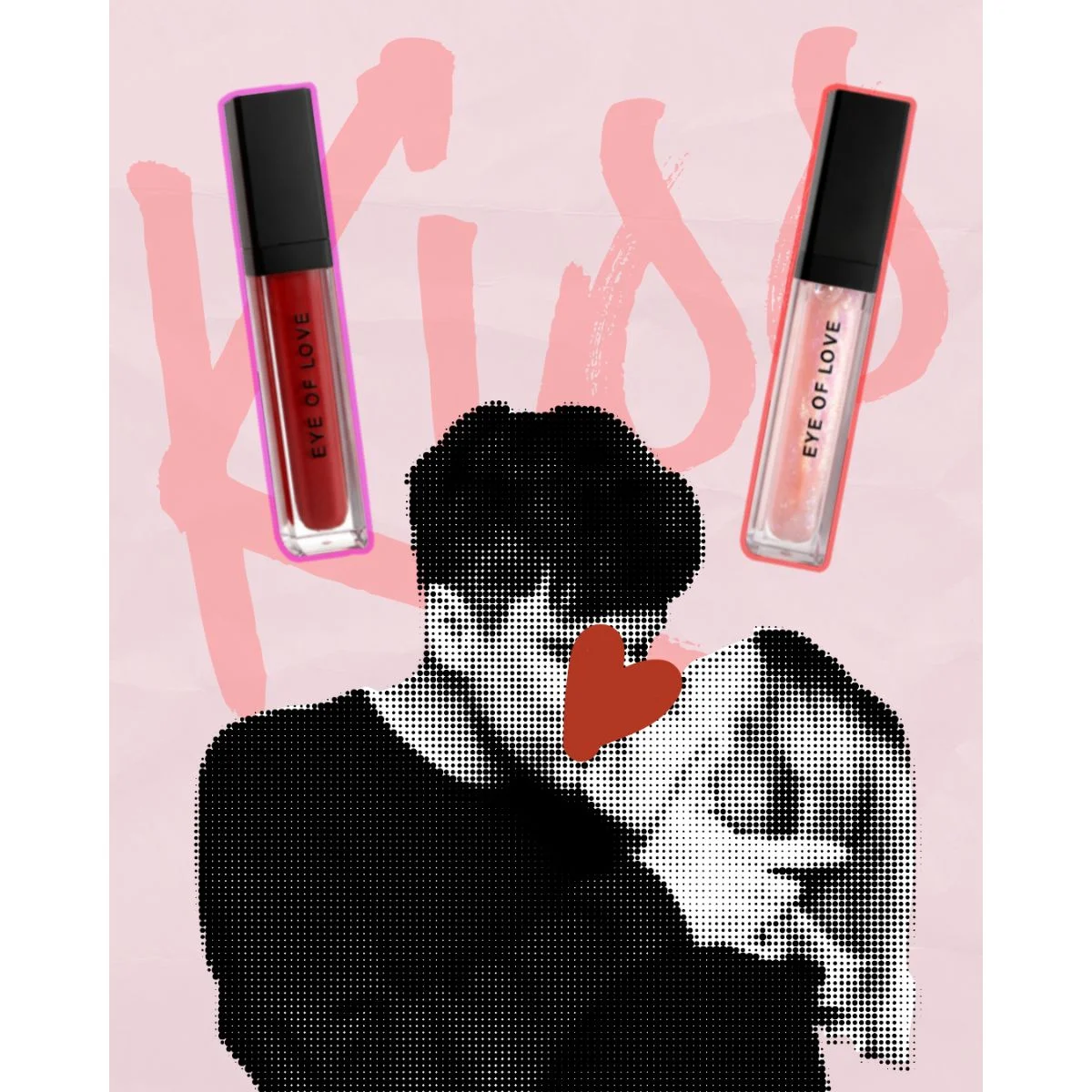 Eye of Love - Matchmaker Kiss Chemistry Lip Gloss - Pink Pulse