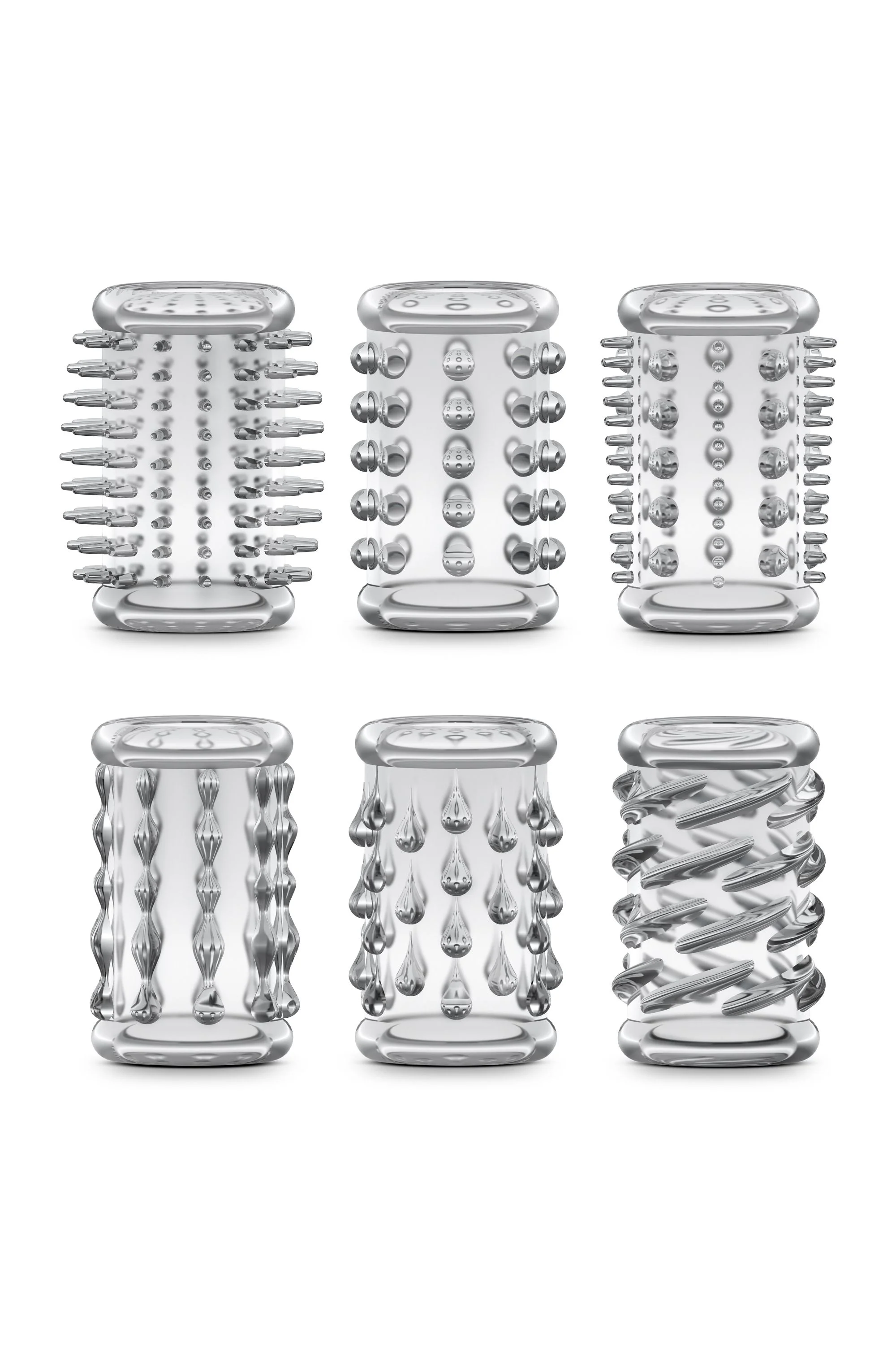 Blush - Stay Hard Penis Sleeve Kit Transparant