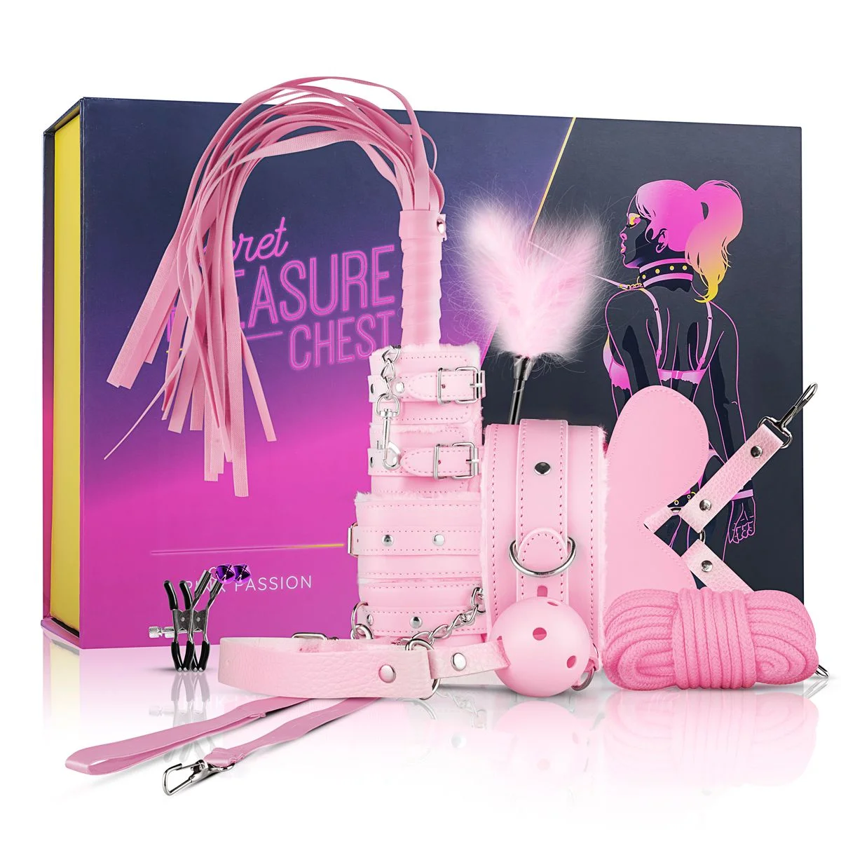 Secret Pleasure Chest X Bedroom Fantasies - Pink Pleasure