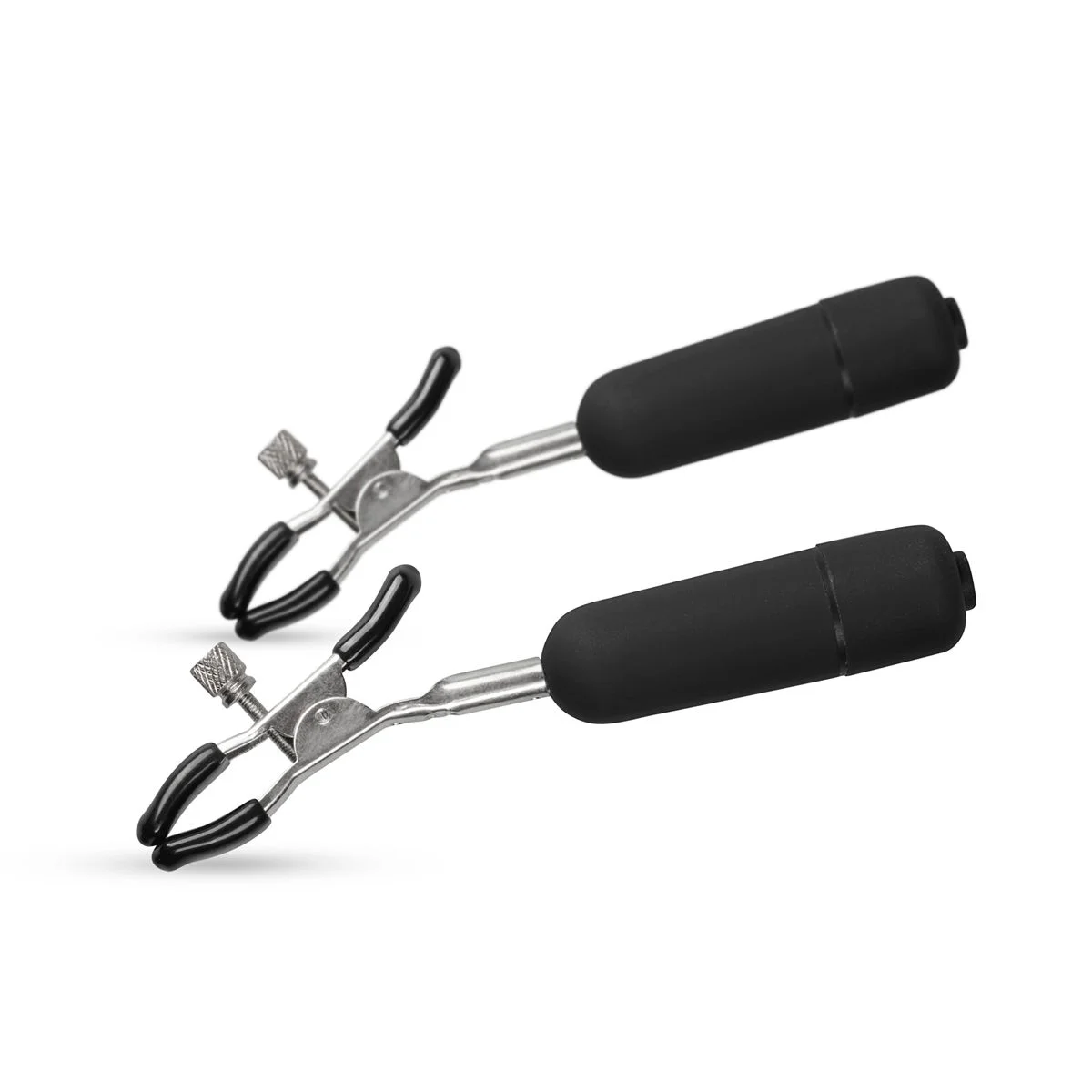 Fetish - Verstelbare Tepelklemmen Met Bullet Vibrator