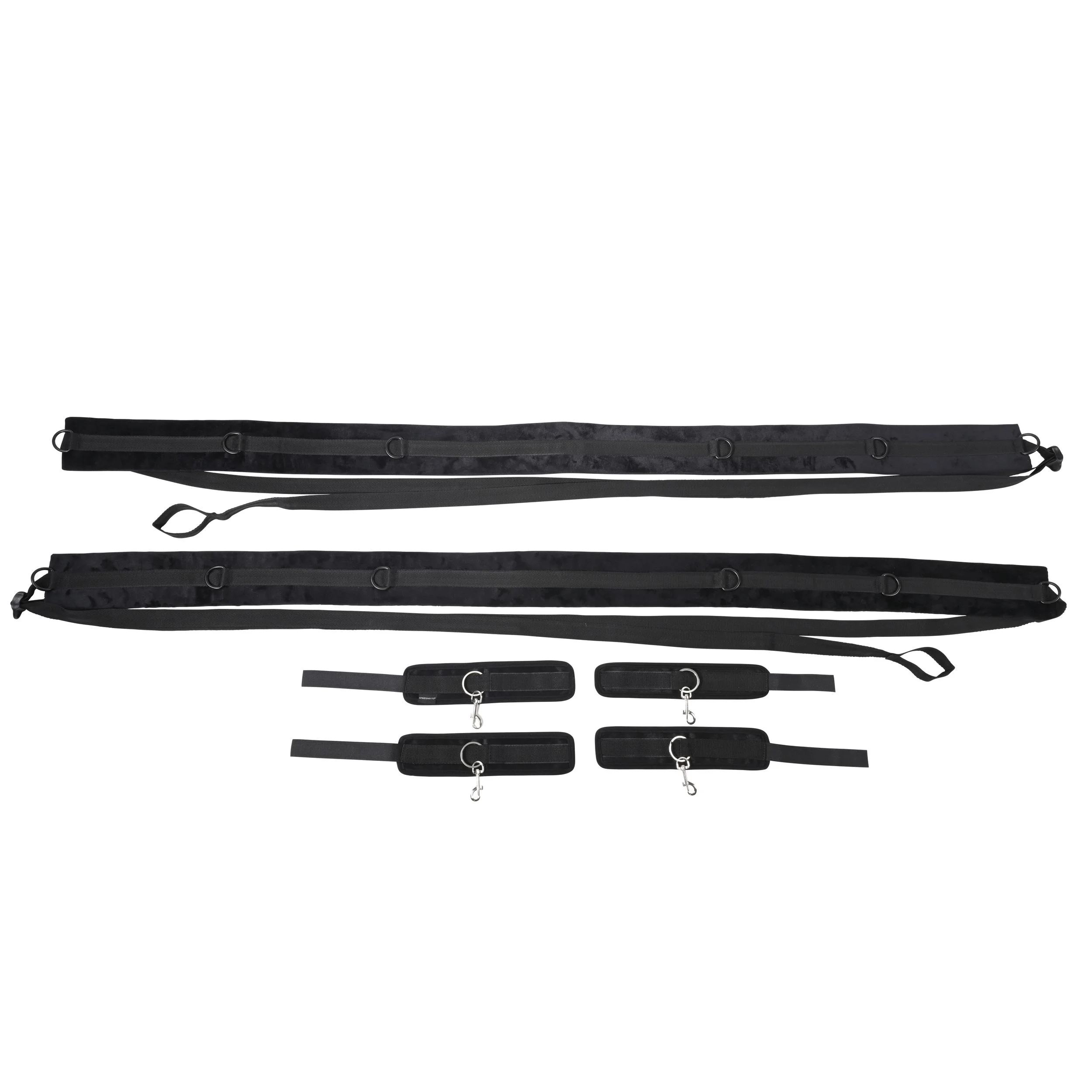 SPORTSHEETS – No Matter Where Bondage Restraint System – Zwart