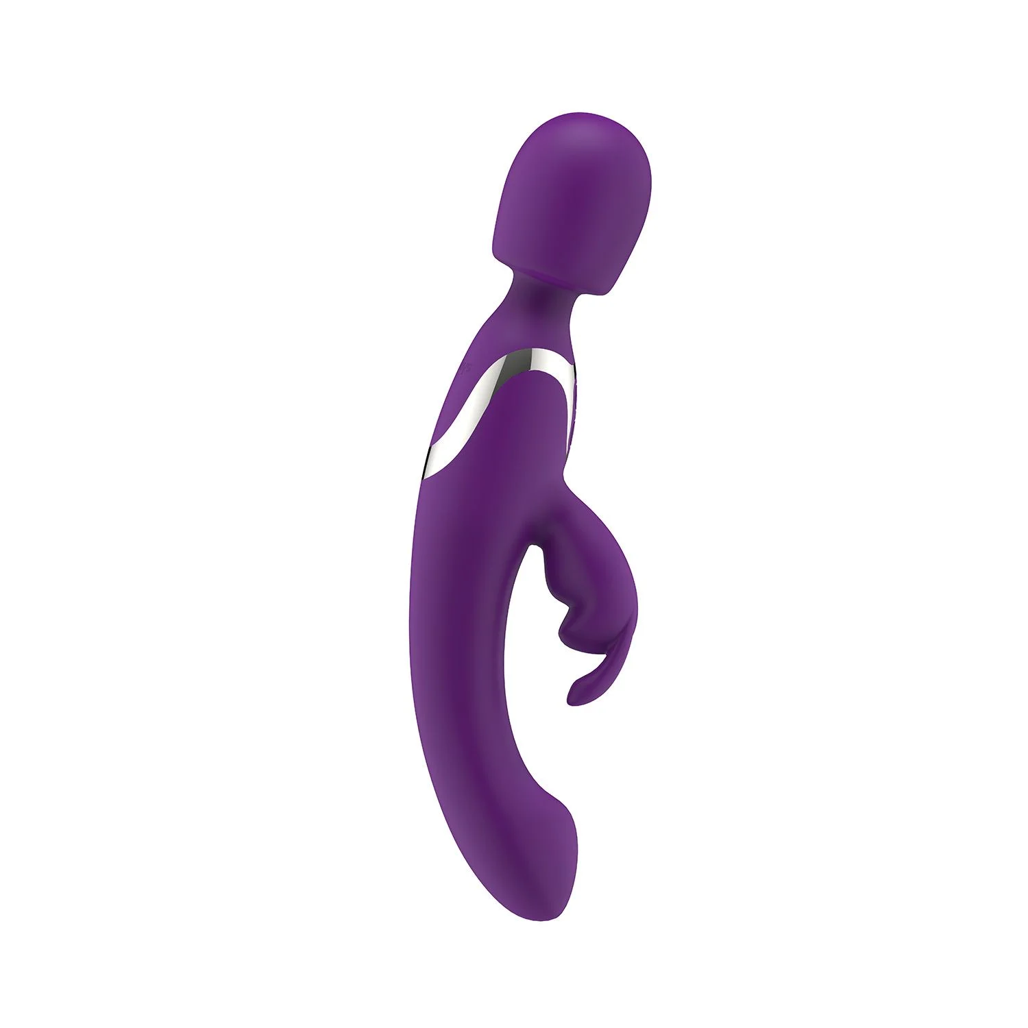 Vibe - 2 in 1 Wand Vibrator - Paars