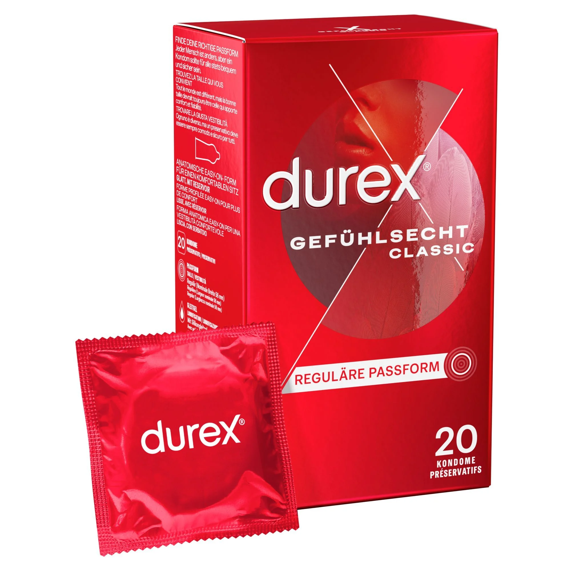 Durex Gevoels Echt Classic Condooms - 20 stuks.