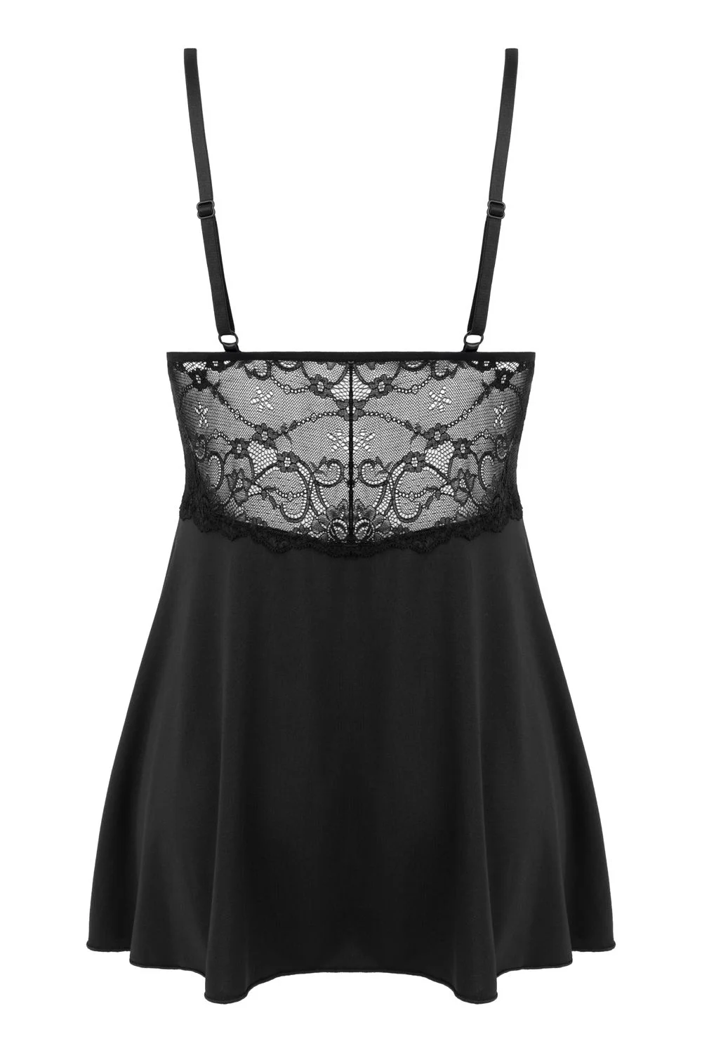 Christine - Babydoll Pixy - Zwart