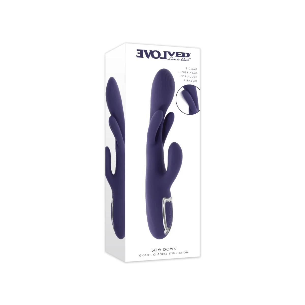 Evolved - Bow Down Rabbit Vibrator - Paars